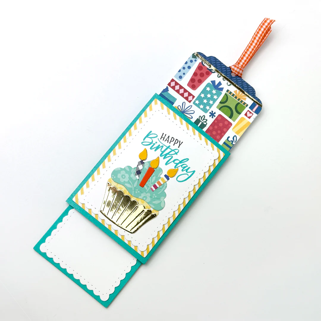 Dare 2B Artzy - Steel Dies - Pull & Reveal Gift Card Holder Die