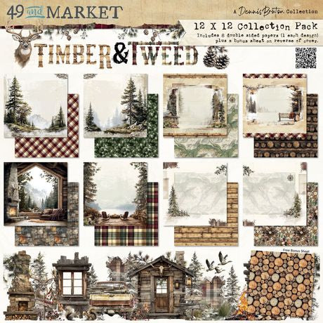 49 & Market - Timber & Tweed - 12x12 Collection Pack