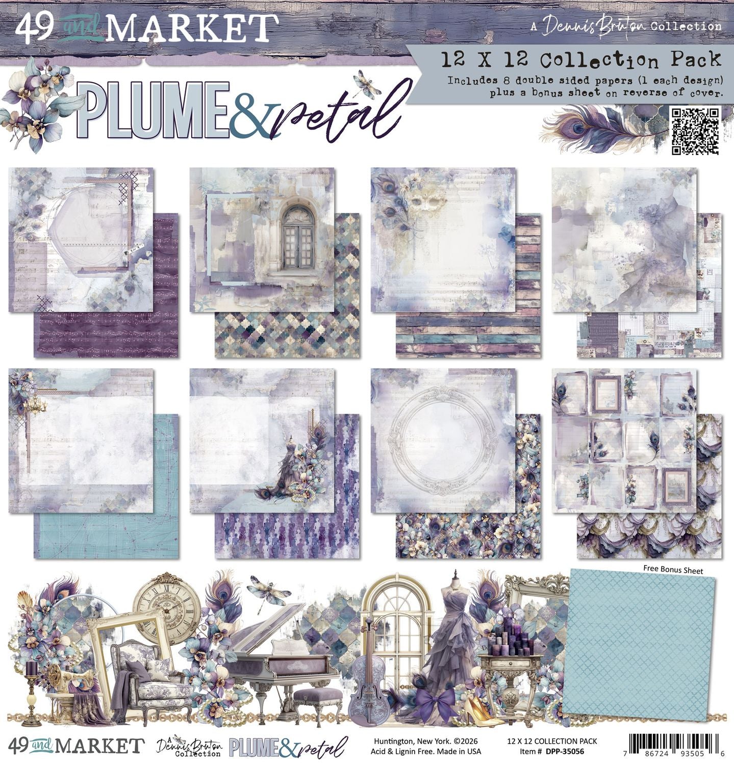 49 & Market - Plume & Petal - 12x12 Collection Pack