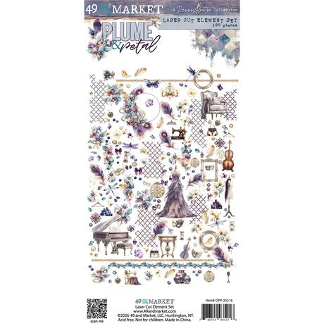 49 & Market - Plume & Petal - Laser Cut Elements Set
