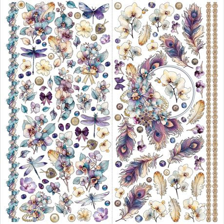 49 & Market - Plume & Petal - Laser Cut Elements Set