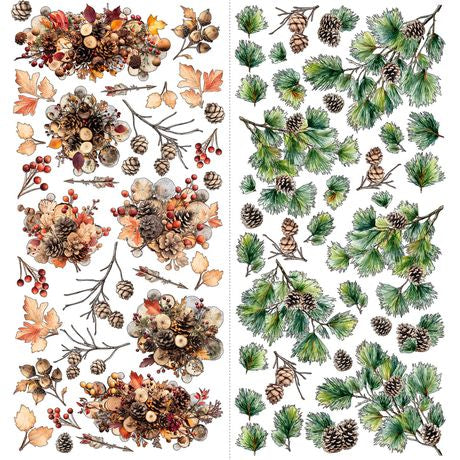 49 & Market - Timber & Tweed - Laser Cut Floral Set