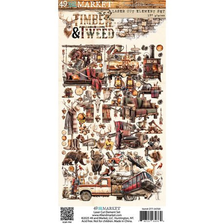 49 & Market - Timber & Tweed - Laser Cut Element Set