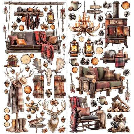 49 & Market - Timber & Tweed - Laser Cut Element Set