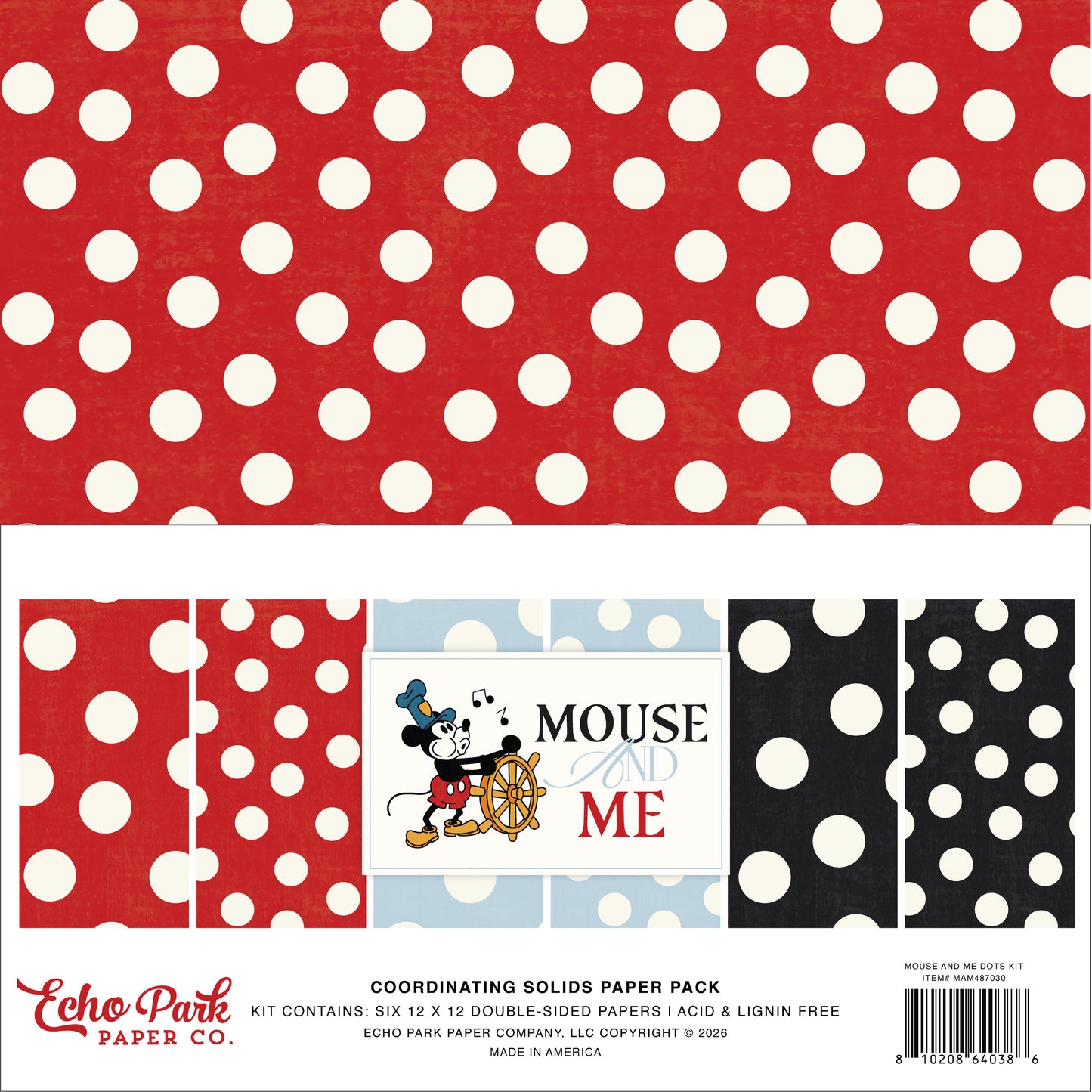 Echo Park - Mouse And Me - 12x12 Dots Kit