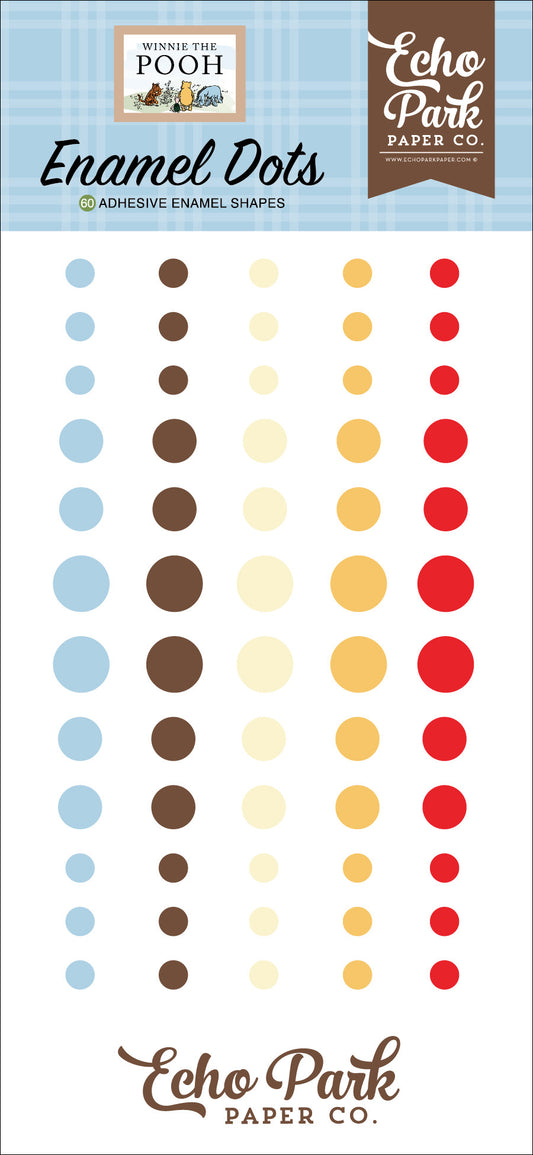 Echo Park - Winnie The Pooh - Enamel Dots
