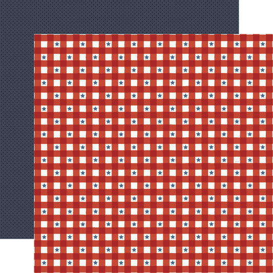 Carta Bella - Americana Summer - Starry Plaid