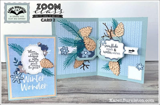 Karen Burniston - Card Kits - Pine Cone Pop-up Card