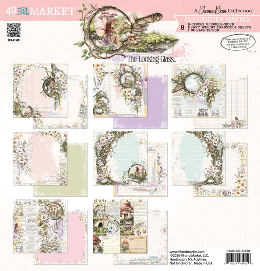 49 & Market - 12x12 Collection Paper Pack - The Looking Glass