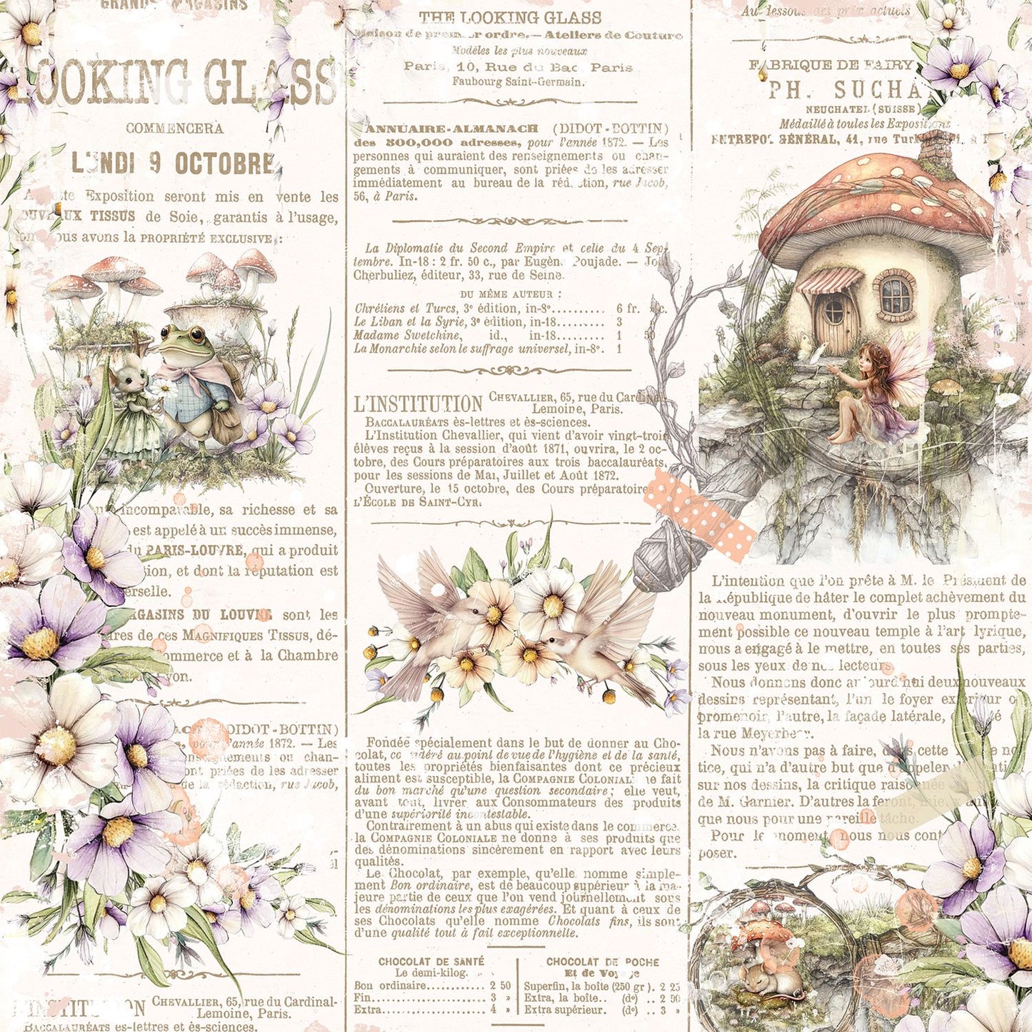 49 & Market - 12x12 Collection Paper Pack - The Looking Glass