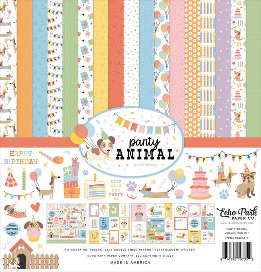 Echo Park - 12x12 Collection Kit - Party Animal