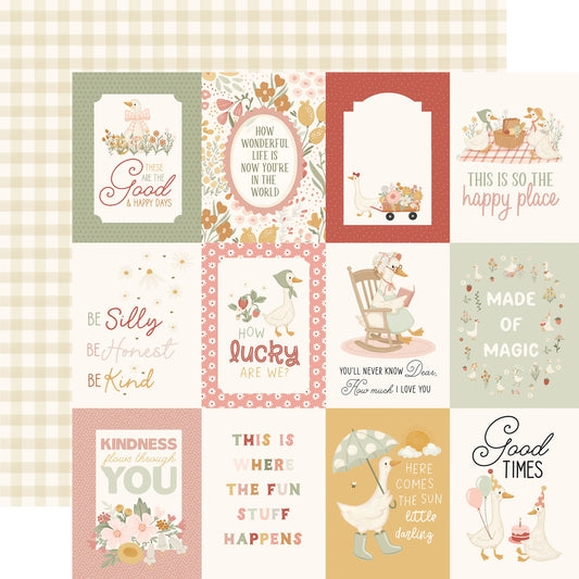 Carta Bella - Silly Goose - 3x4 Journaling Cards