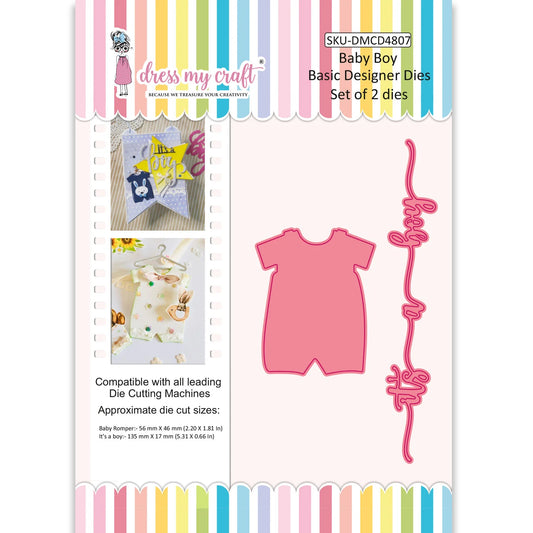 Dress My Craft - Basic Designer Dies - Baby Boy