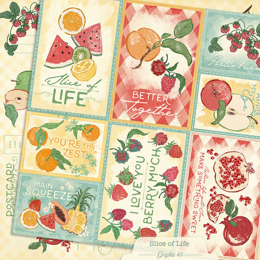 Graphic 45 - Slice of Life - Slice of Life Journaling Cut-Apart