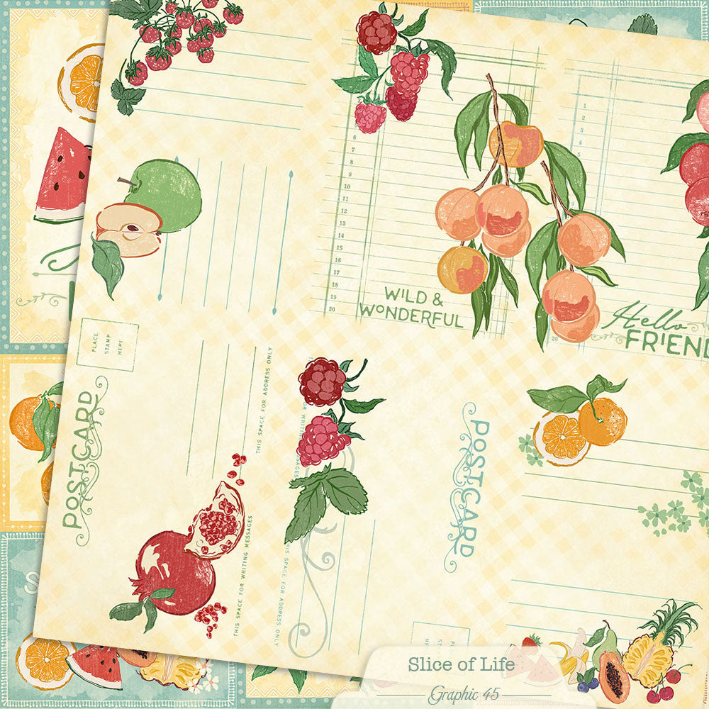 Graphic 45 - Slice of Life - Slice of Life Journaling Cut-Apart