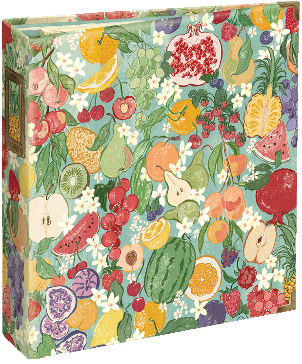 Graphic 45 - Fruit & Floral Binder Album with Pocket Pages