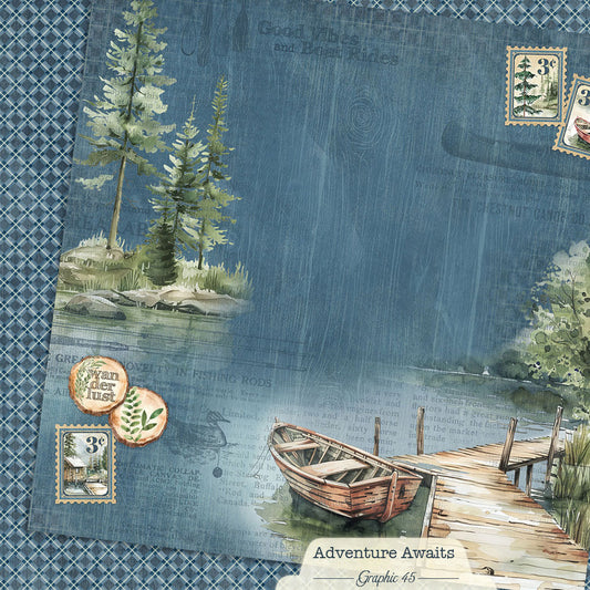 Graphic 45 - Adventure Awaits - Boat Dock Layout