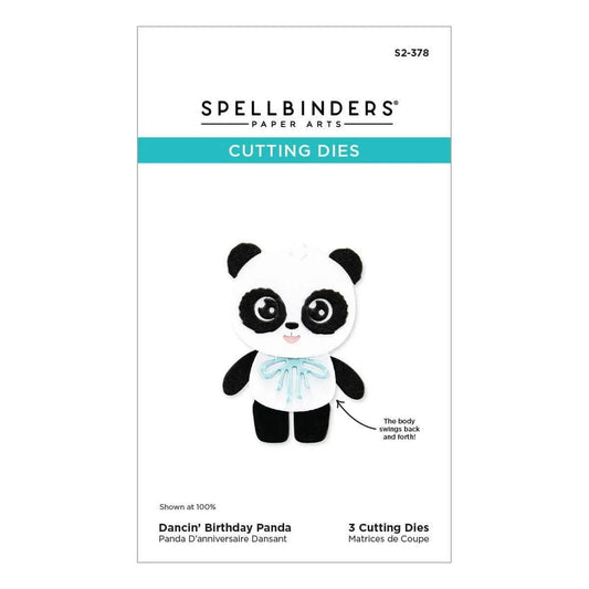 Spellbinders - Cutting Dies - Dancin’ Birthday Panda