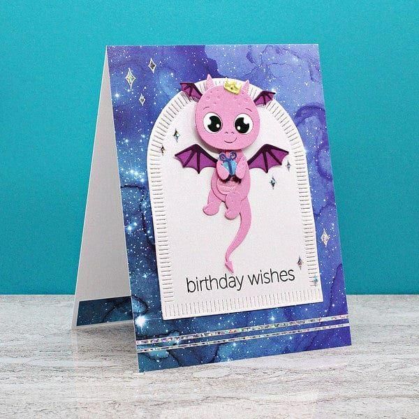 Spellbinders - Cutting Dies - Dancin’ Birthday Dragon