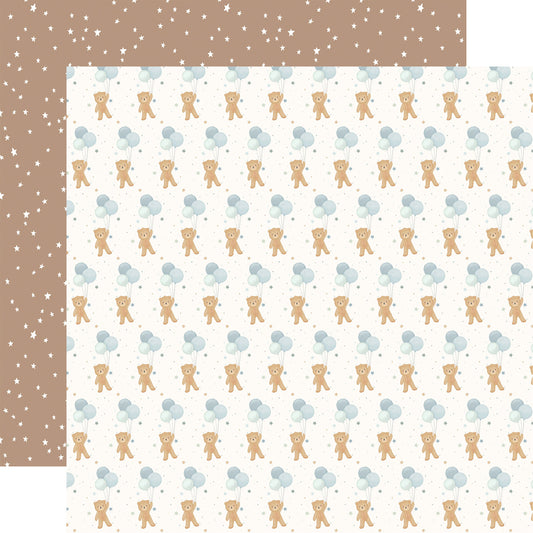 Carta Bella - Little Lullabies Baby Boy - Bear and Balloons