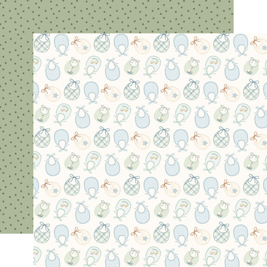 Carta Bella - Little Lullabies Baby Boy - Bundle of Joy Bibs