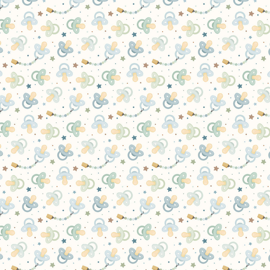 Carta Bella - Little Lullabies Baby Boy - Sweet Pacifiers