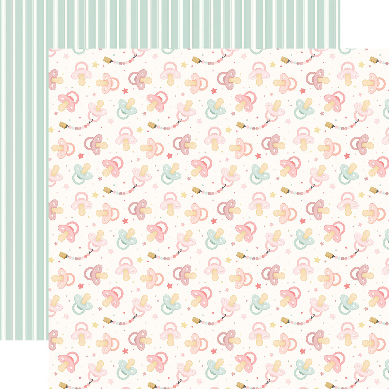 Carta Bella - Little Lullabies Baby Girl - Little One Pacifiers