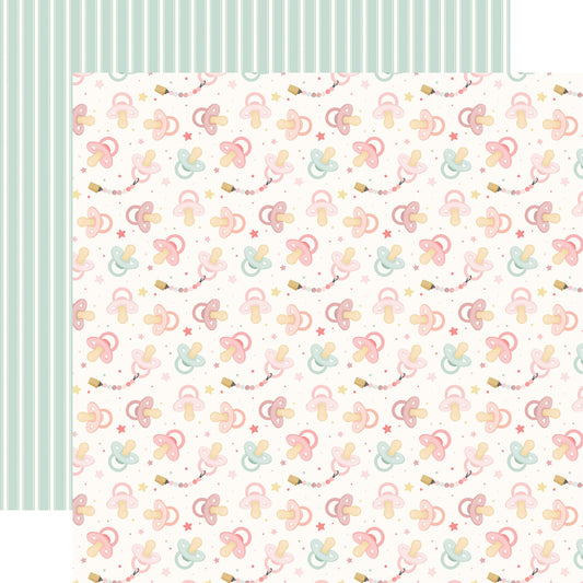 Carta Bella - Little Lullabies Baby Girl - Little One Pacifiers