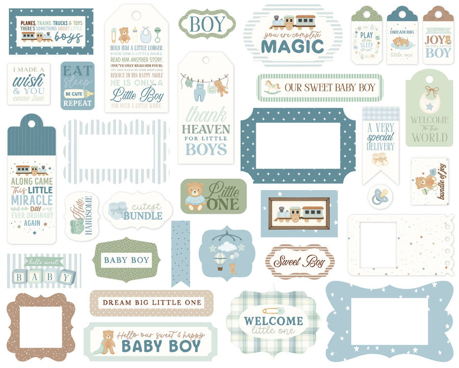 Carta Bella - Frames & Tags - Little Lullabies Little Boy