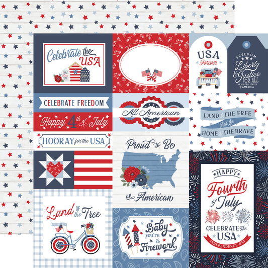 Echo Park - All American - Multi Journaling Cards