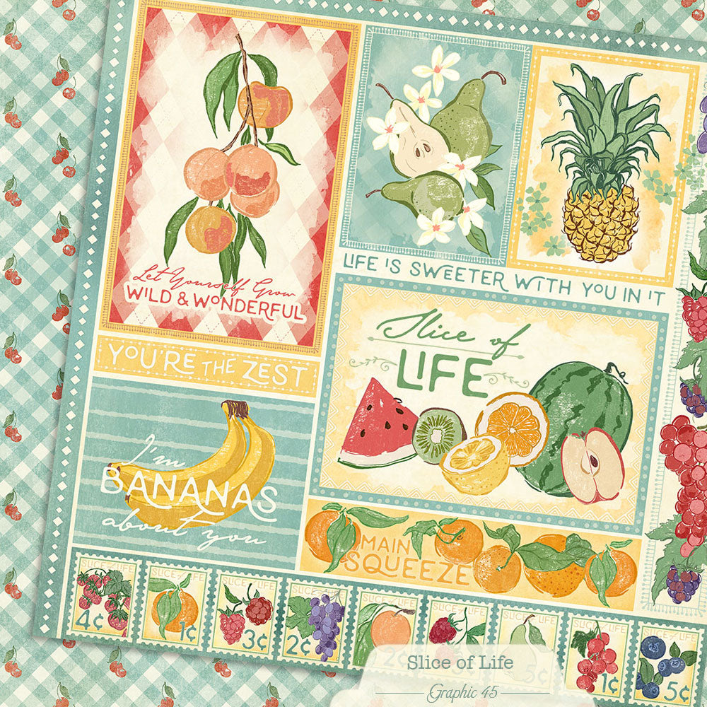 Graphic 45 - Slice of Life - Slice of Life Signature Cut-Apart