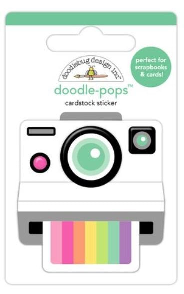 Doodlebug - Doodle-pops Cardstock Stickers - Snap Happy