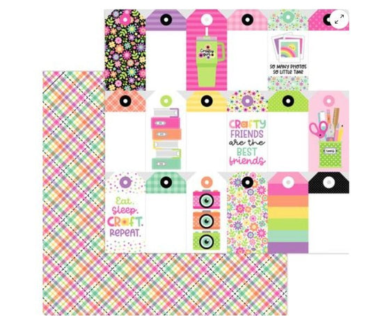 Doodlebug - Color Me Crafty - Perfectly Plaid