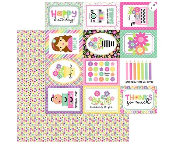 Doodlebug - Color Me Crafty - Bitty Blossoms