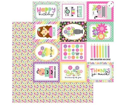Doodlebug - Color Me Crafty - Bitty Blossoms