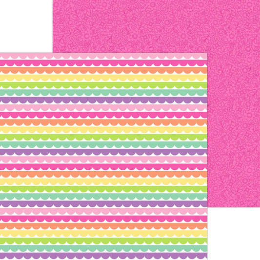 Doodlebug - Color Me Crafty - Rows of Ribbons