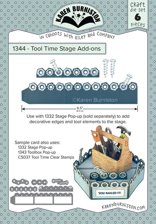 Karen Burniston - 1344 Tool Time Stage Add-ons