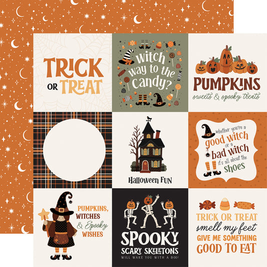 Carta Bella - Handmade Halloween - 4x4 Journaling Cards