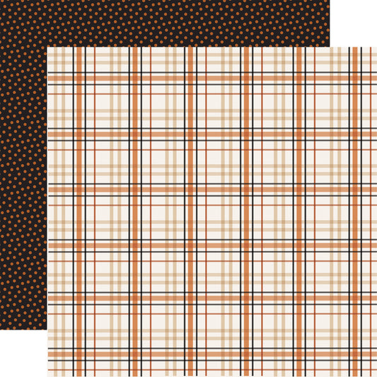 Carta Bella - Handmade Halloween - Halloween Plaid