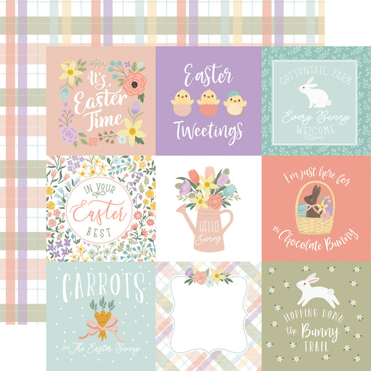 Echo Park - It’s Easter Time - 4x4 Journaling Cards