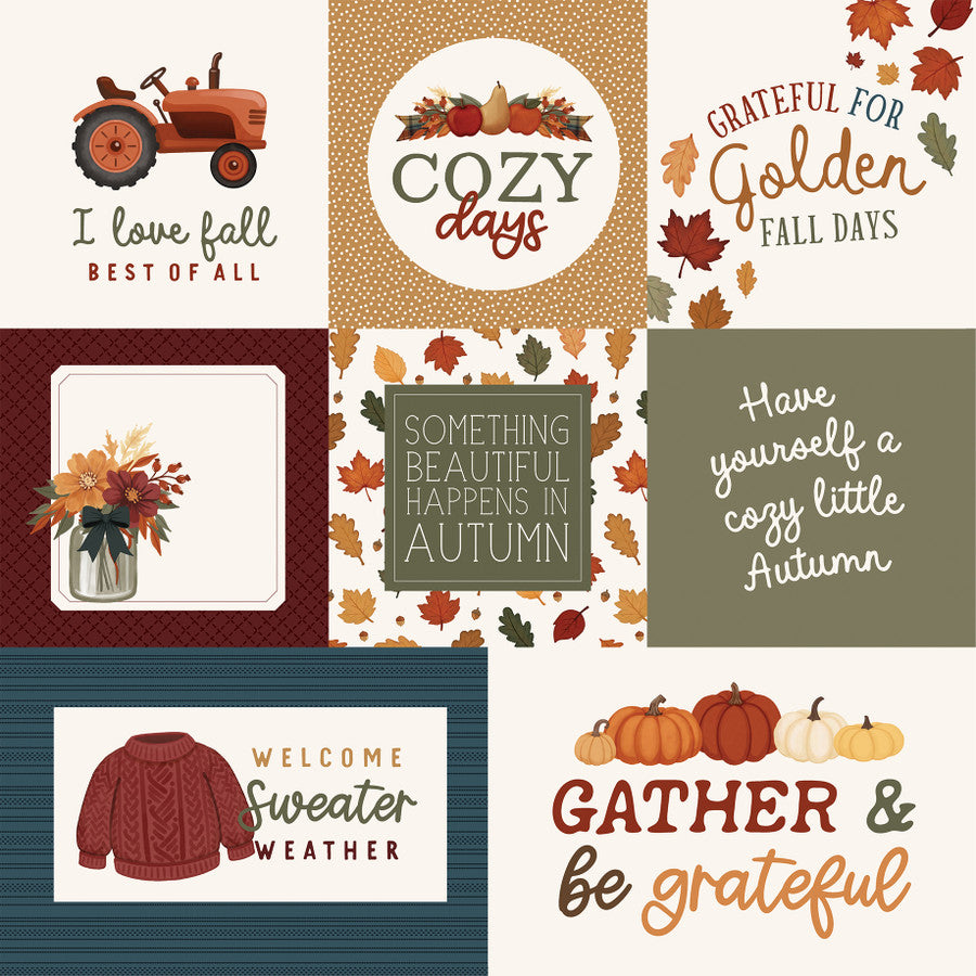 Carta Bella - Here Comes Autumn - Multi Journaling Cards