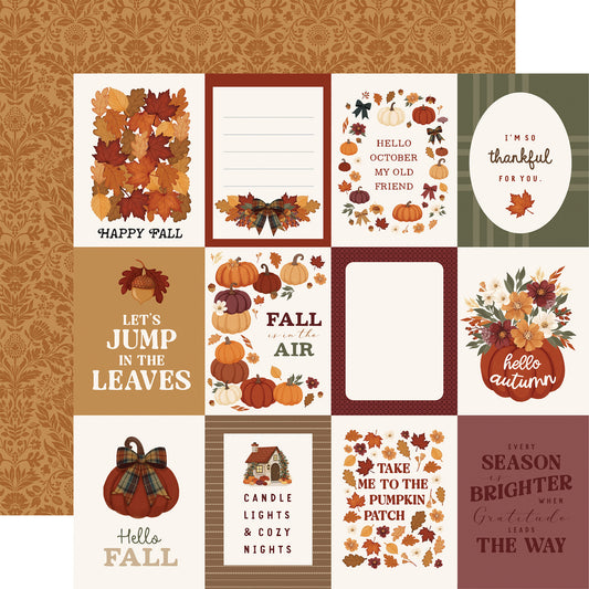 Carta Bella - Here Comes Autumn - 3x4 Journaling Cards