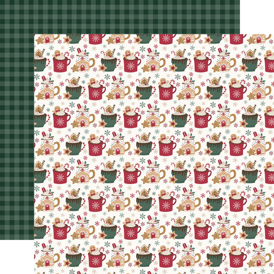 Echo Park - Baking Christmas Cheer - Hot Chocolate Mugs