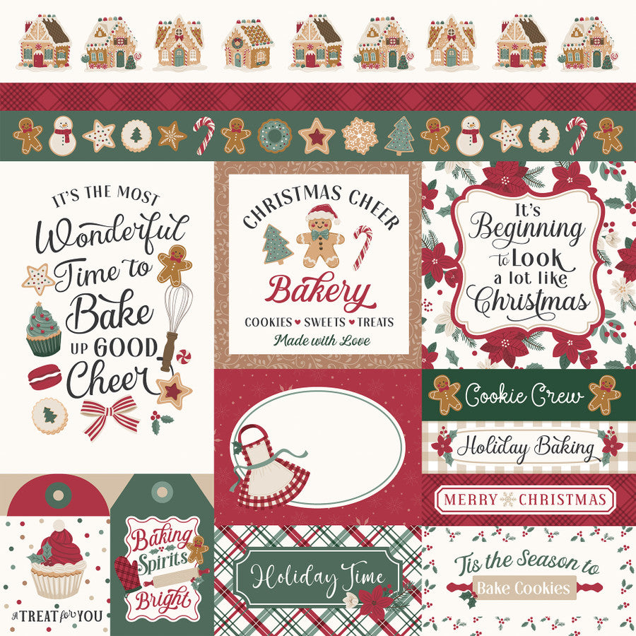 Echo Park - Baking Christmas Cheer - Multi Journaling Cards