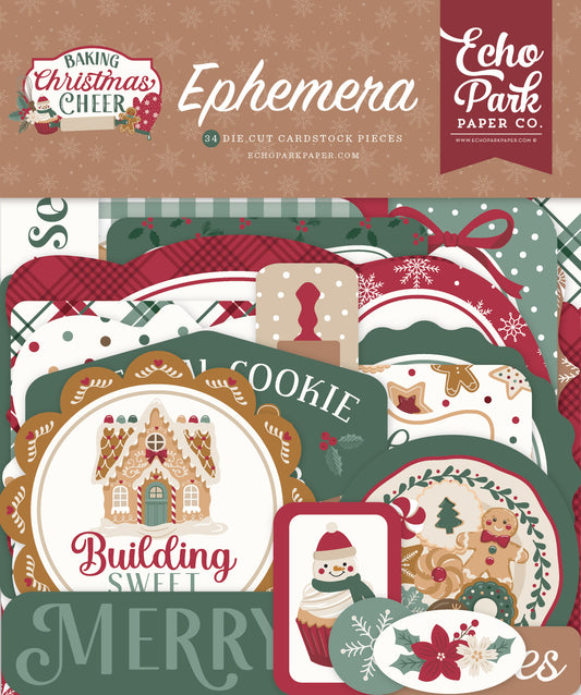 Echo Park - Ephemera - Baking Christmas Cheer
