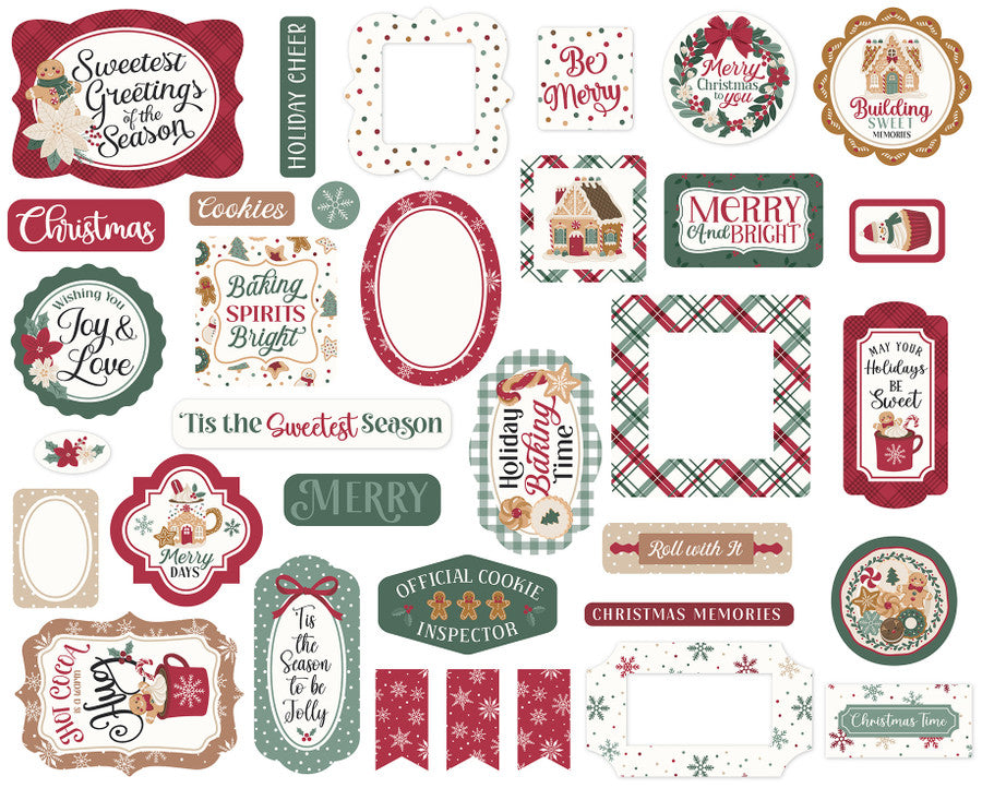 Echo Park - Ephemera - Baking Christmas Cheer