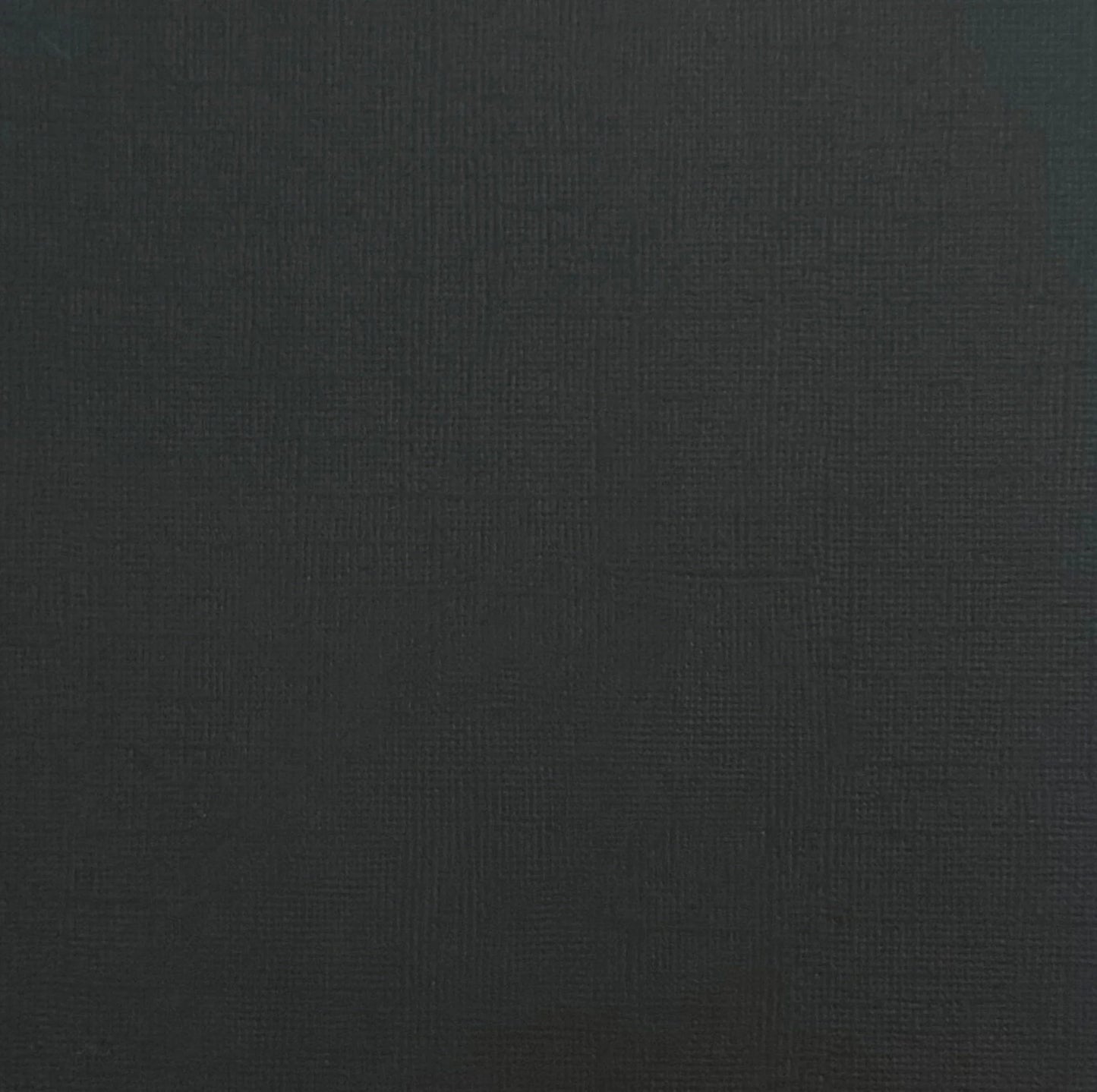 Encore 12x12 Cardstock - Canvas - Jet Black