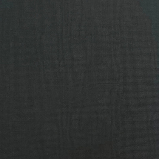 Encore 12x12 Cardstock - Canvas - Jet Black