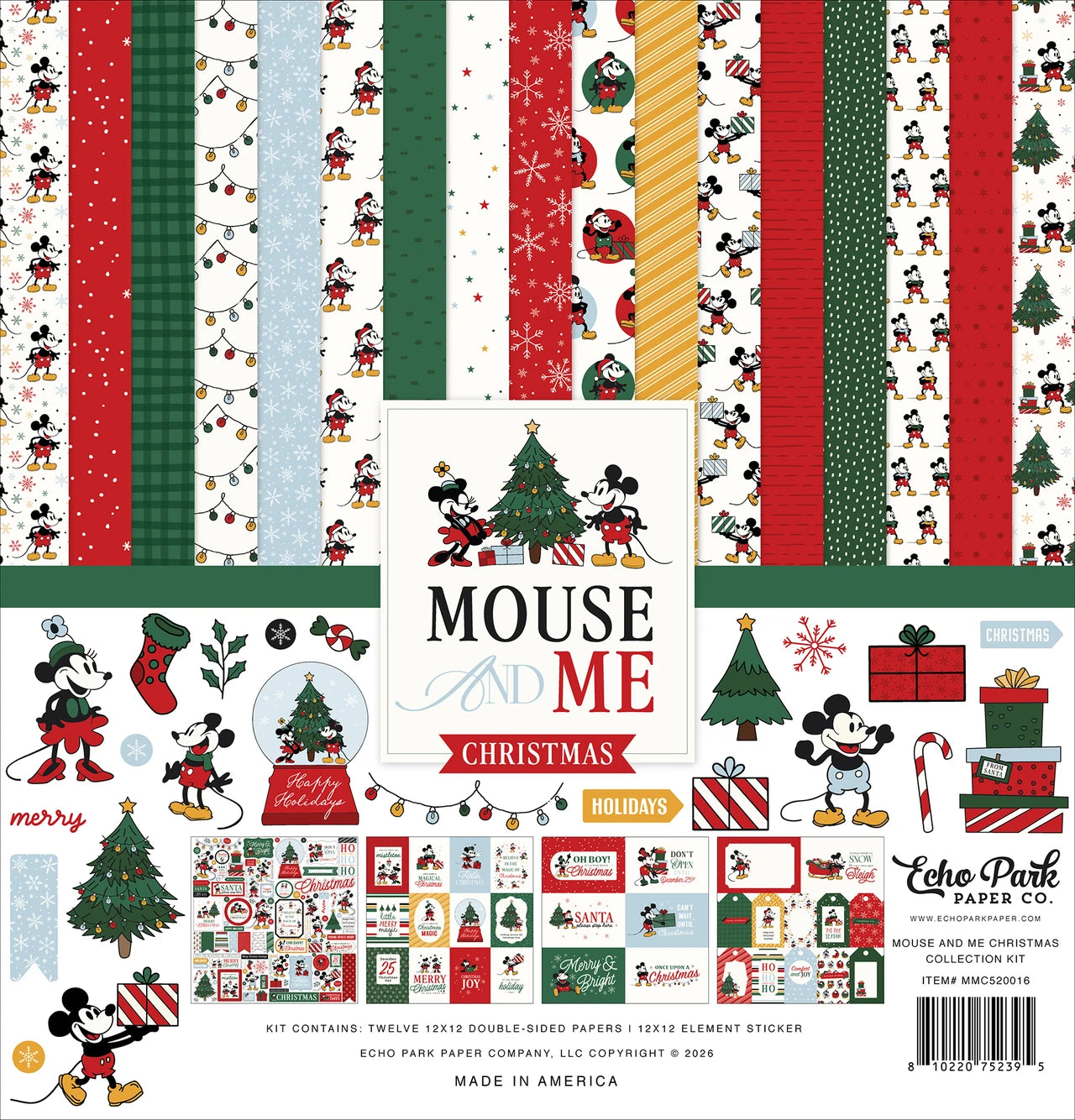Echo Park - Collection Kit - Mouse & Me Christmas