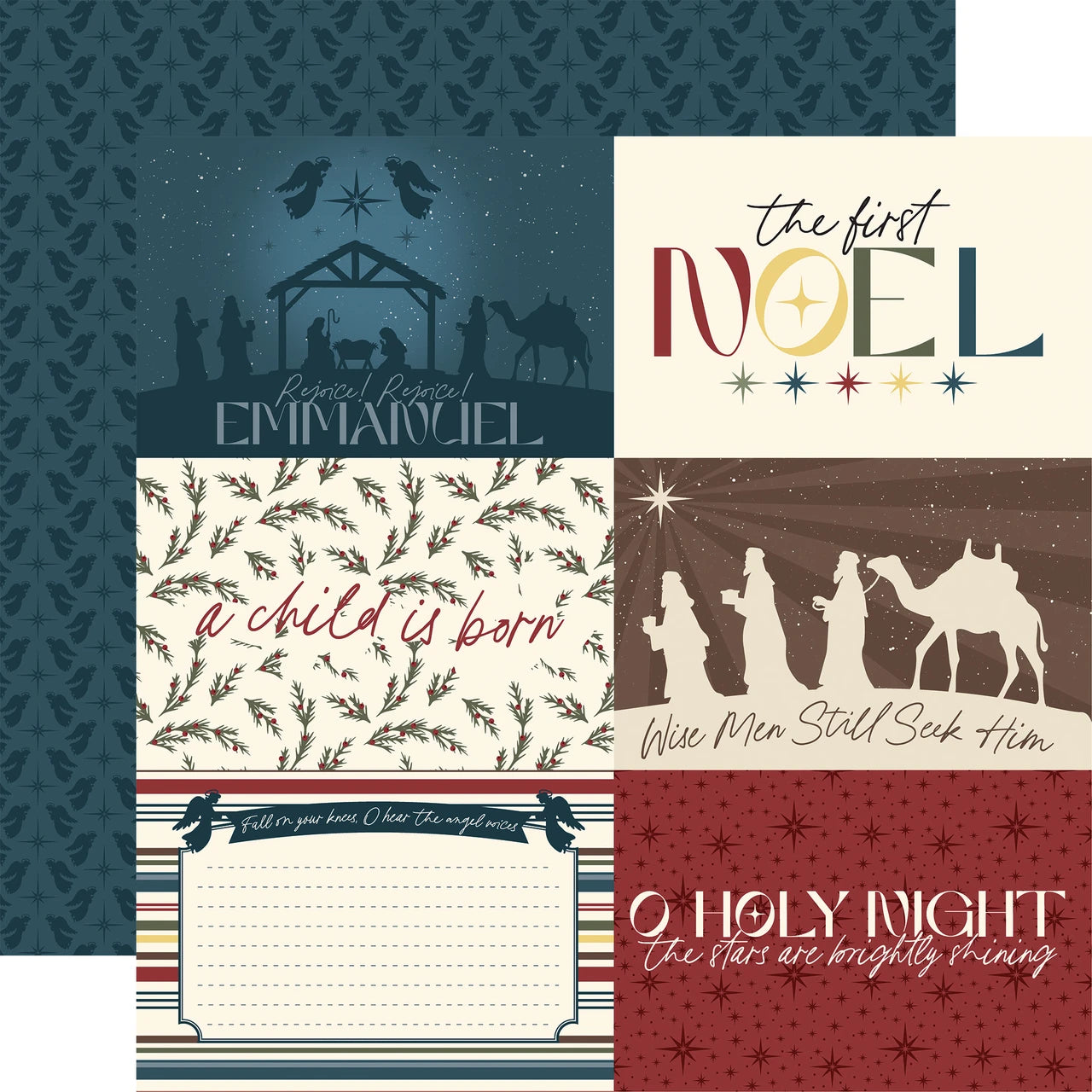 Echo Park - Joy to the World - 6x4 Journaling Cards